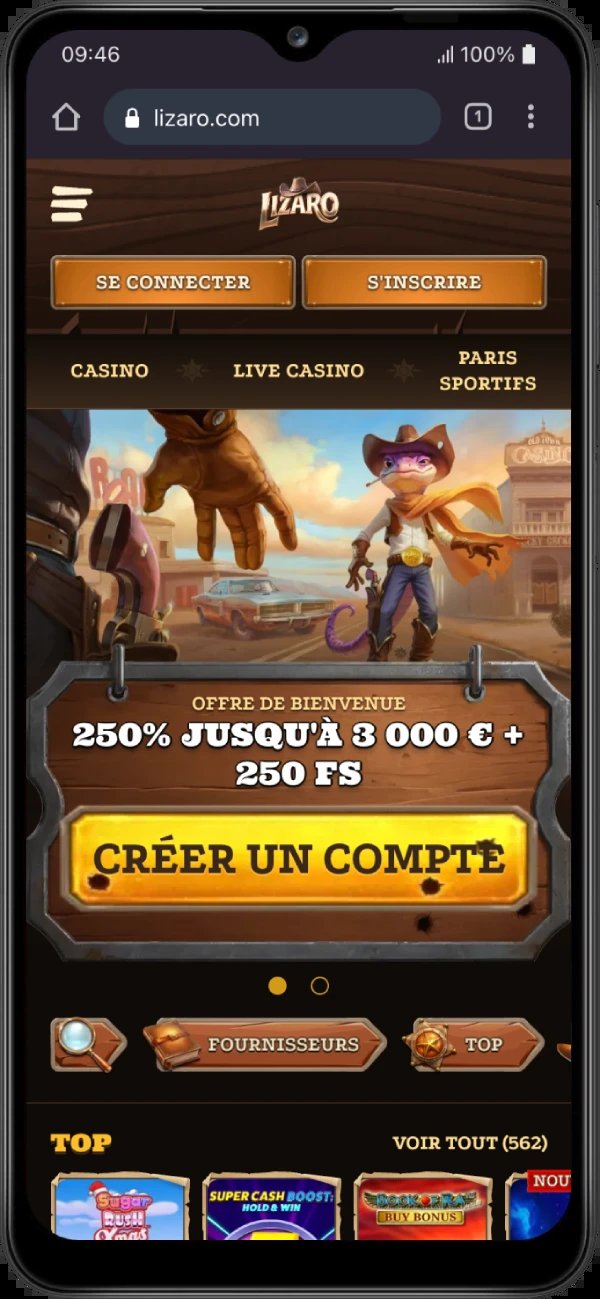 Meilleur lizaro casino app à France